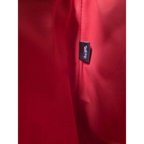 COACH Brown Signature Canvas Orange Leather Satchel Tote Shoulder Bag F58292 - Picture 7 of 15